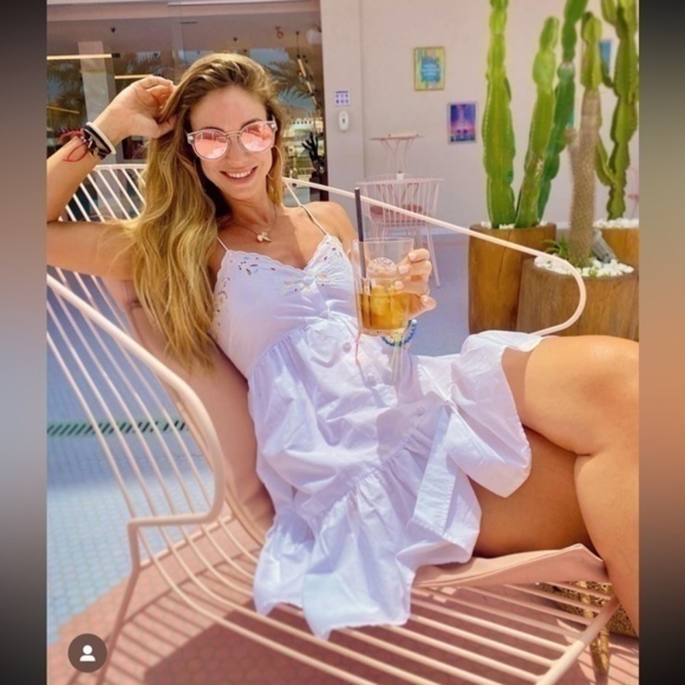 ZARA EMBROIDERED POPLIN DRESS 7200/026